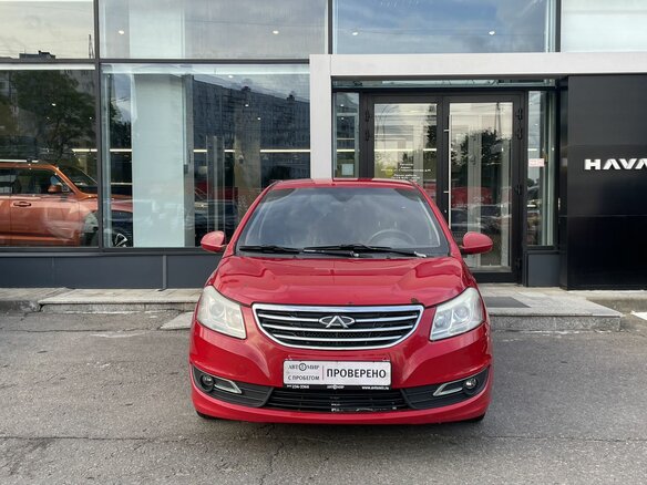 2014 Chery Bonus 3 (E3/A19), красный - вид 1