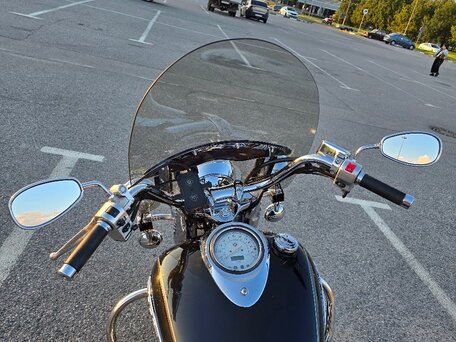 2008 Yamaha XVS1100, чёрный, 640000 рублей, вид 5