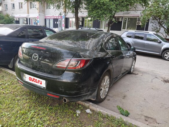 2008 Mazda 6 II (GH), чёрный - вид 3