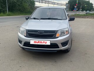 2015 Lada (ВАЗ) Granta I, серебристый, 400000 рублей, вид 2