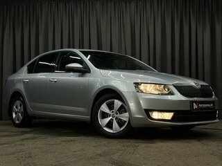 2014 Skoda Octavia III (A7), серебристый, 1159777 рублей, вид 3
