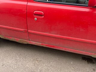 2001 Nissan March II (K11), красный, 200000 рублей, вид 5
