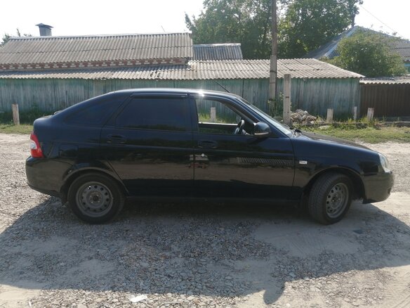 2013 Lada (ВАЗ) Priora I Рестайлинг, чёрный - вид 5