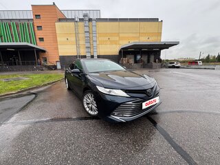 2020 Toyota Camry VIII (XV70), синий, 3100000 рублей, вид 3