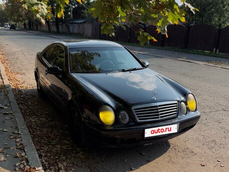 1999 Mercedes-Benz CLK-Класс 200 I (W208), синий, 300000 рублей, вид 4