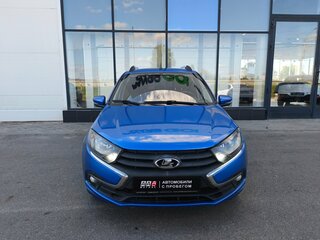 2019 Lada (ВАЗ) Granta I Рестайлинг, синий, 675000 рублей, вид 2