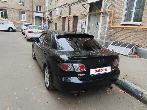 2006 Mazda 6 I (GG) Рестайлинг, чёрный - вид 1