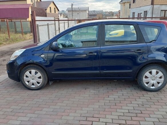 2010 Nissan Note I Рестайлинг, синий, 495000 рублей - вид 5