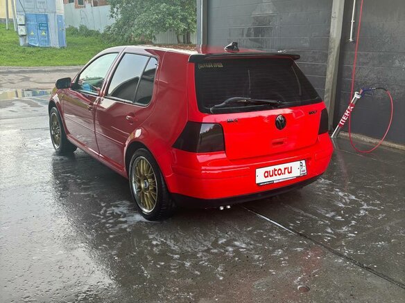 1998 Volkswagen Golf IV, красный, 666666 рублей - вид 7