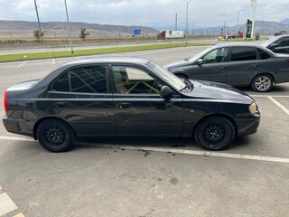 2008 Hyundai Accent ТагАЗ II, чёрный, 280000 рублей, вид 4