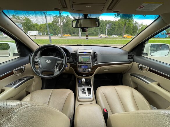 2011 Hyundai Santa Fe II Рестайлинг, белый, 1290000 рублей - вид 10