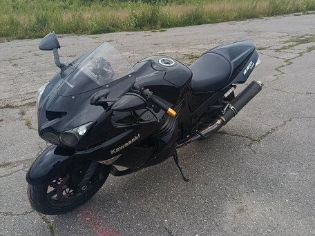 2007 Kawasaki ZZR 1400, чёрный, 540000 рублей, вид 1