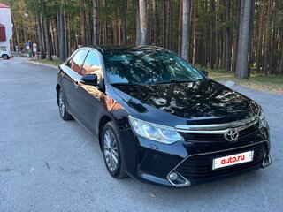 2016 Toyota Camry US Market VII (XV50) Рестайлинг, чёрный, 1885000 рублей, вид 1