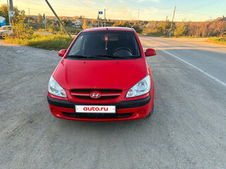 2007 Hyundai Getz I Рестайлинг, красный, 350000 рублей, вид 1