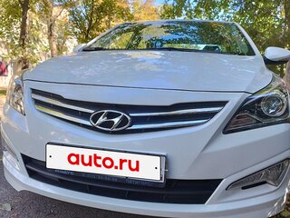 2015 Hyundai Solaris I Рестайлинг, белый, 1500000 рублей, вид 1