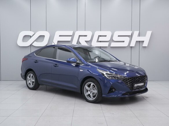 2021 Hyundai Solaris II Рестайлинг, синий