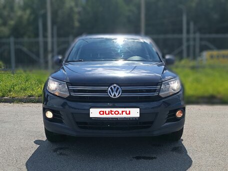 2013 Volkswagen Tiguan I Рестайлинг, синий, 830000 рублей, вид 3