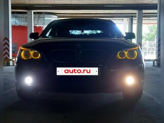 2006 BMW 5 серии 525i V (E60/E61), чёрный, 960000 рублей, вид 3