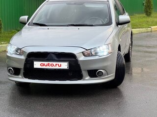 2012 Mitsubishi Lancer X Рестайлинг, серебристый, 780000 рублей, вид 2