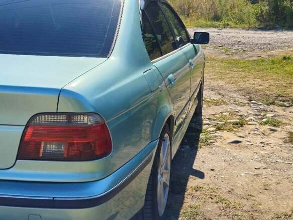 1996 BMW 5 серии 523i IV (E39), голубой, 420000 рублей - вид 13