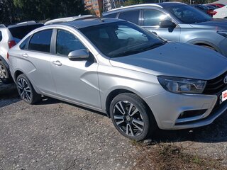 2017 Lada (ВАЗ) Vesta I, серебристый, 650000 рублей, вид 1