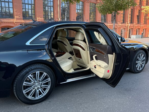2012 Audi A8 Long III (D4), чёрный, 5500000 рублей - вид 7