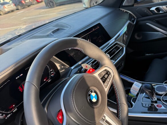 2021 BMW X5 M III (F95), синий, 8200000 рублей - вид 8