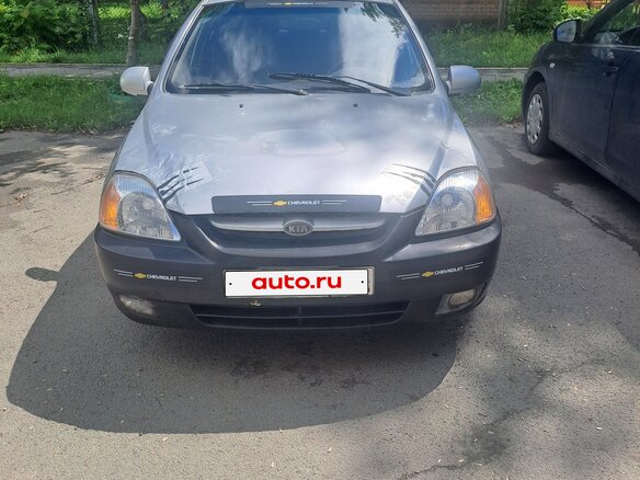 2003 Kia Rio I Рестайлинг, серебристый, 190000 рублей - вид 1