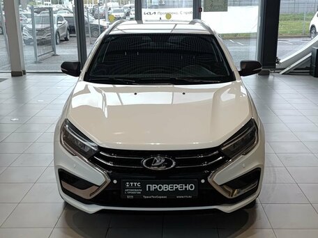 2024 Lada (ВАЗ) Vesta SW I Рестайлинг (NG), белый, 1189000 рублей, вид 2