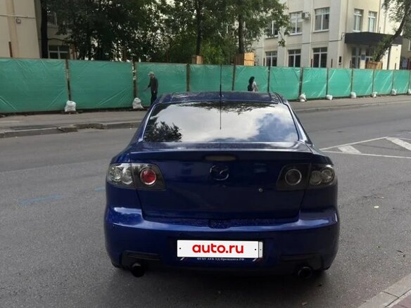 2008 Mazda 3 4-speed I (BK) Рестайлинг, синий, 550000 рублей - вид 5