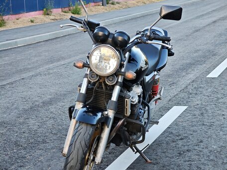 2006 Honda CB 400 Super Four, чёрный, 390000 рублей, вид 2