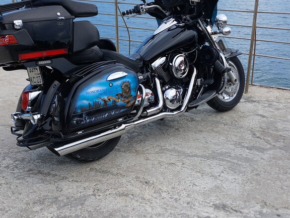 2007 Kawasaki VN1600 Vulcan, чёрный, 700000 рублей - вид 1