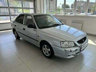 2006 Hyundai Accent ТагАЗ II, серебристый, 170000 рублей, вид 3