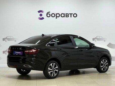 2024 Lada (ВАЗ) Vesta I Рестайлинг (NG), чёрный, 1225000 рублей, вид 4