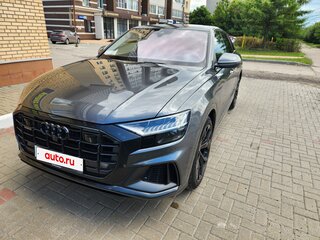 2019 Audi Q8 55 TFSI I (4M), серый, 6000000 рублей, вид 4