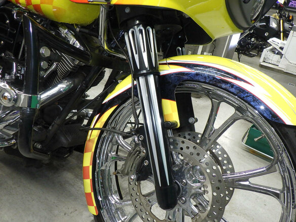1999 Harley-Davidson Road Glide, жёлтый, 680000 рублей - вид 15