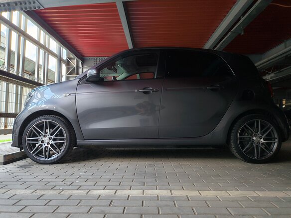 2017 Smart Forfour Brabus II, серый, 2000000 рублей - вид 15
