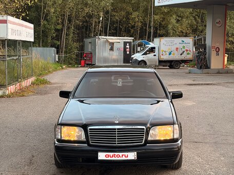 1994 Mercedes-Benz S-Класс 320 Long 5-speed III (W140), чёрный, 1115000 рублей, вид 3