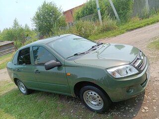 2013 Lada (ВАЗ) Granta I, зелёный, 395000 рублей, вид 3