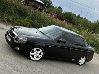 2012 Lada (ВАЗ) Priora I, чёрный, 480000 рублей, вид 4