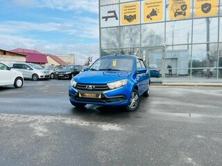 2018 Lada (ВАЗ) Granta I Рестайлинг, синий, 719000 рублей, вид 1