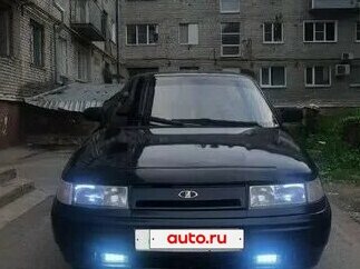 2007 Lada (ВАЗ) 2112, чёрный - вид 1