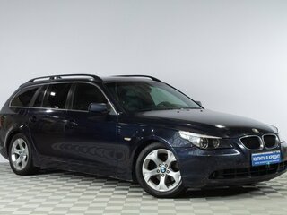 2004 BMW 5 серии 525i V (E60/E61), синий, 1129000 рублей, вид 1