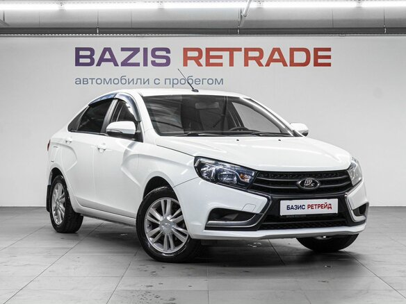 2019 Lada (ВАЗ) Vesta I, белый - вид 2