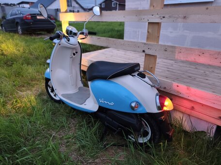 2007 Yamaha Vino 50, голубой, 75000 рублей, вид 2