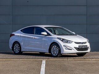 2014 Hyundai Elantra V (MD) Рестайлинг, белый, 1395000 рублей, вид 3