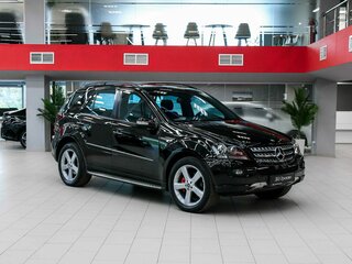 2008 Mercedes-Benz M-Класс 350 II (W164) Рестайлинг, чёрный, 1250000 рублей, вид 3