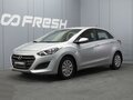 2016 Hyundai i30 II Рестайлинг, серебристый, 1000000 рублей