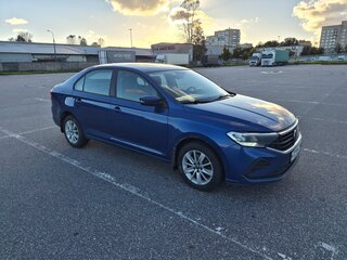 2021 Volkswagen Polo VI, синий, 1195000 рублей, вид 2