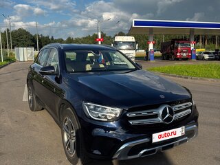 2020 Mercedes-Benz GLC 200 I (X253) Рестайлинг, синий, 3650000 рублей, вид 3
